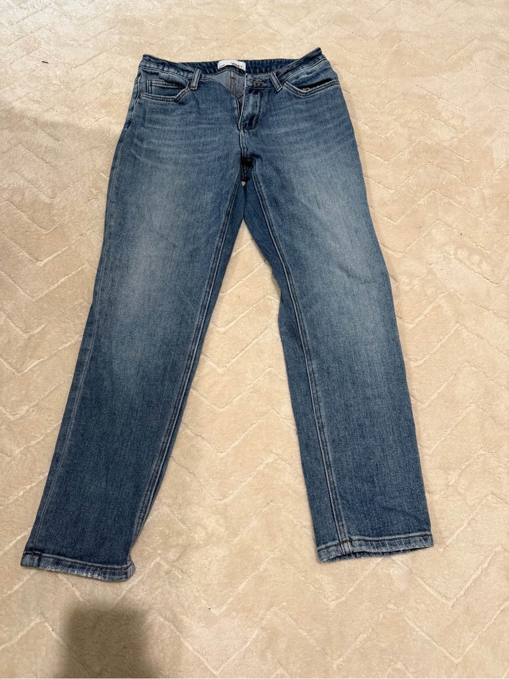 Women's Straight-Leg Jeans in Classic Blue Wash